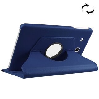 Tablet Tasche für Samsung Galaxy Tab E 9.6 Leder Schutz Hülle 360 ° Case Blau