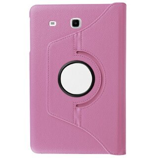 Tablet Tasche fr Samsung Galaxy Tab E 9.6 Leder Schutz Hlle 360  Case Pink