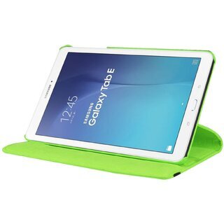 Tablet Tasche fr Samsung Galaxy Tab E 9.6 Leder Schutz Hlle 360  Case Grn