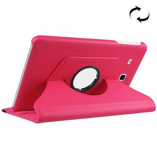 Tablet Tasche fr Samsung Galaxy Tab E 9.6 Leder Schutz Hlle 360  Case Rose