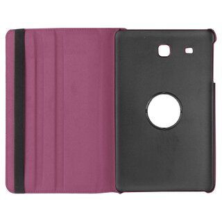 Tablet Tasche fr Samsung Galaxy Tab E 9.6 Leder Schutz Hlle 360  Case Lila