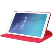 Tablet Tasche für Samsung Galaxy Tab E 9.6 Leder Schutz Hülle 360 ° Case Rot