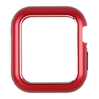 Metallhlle fr Apple Watch 4 & 5 44mm Case Cover Magnetisch Bumper Tasche Rot