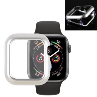 Metall Schutzhülle für Apple Watch 4/ 5/ 6/ 2020/ 2023/ SE 44 mm Case Cover Magnetisch Bumper Tasche Silber