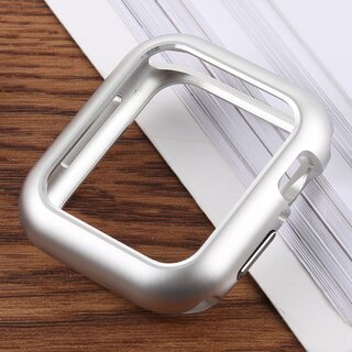 Metallhlle fr Apple Watch 4 & 5 44mm Case Cover Magnetisch Bumper Tasche Silber