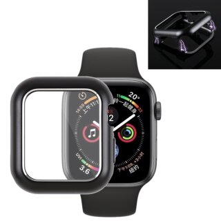 Metall Schutzhülle für Apple Watch 4/ 5/ 6/ 2020/ 2023/ SE 40 mm Case Cover Magnetisch Bumper Tasche Schwarz