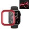 Metall Schutzhülle für Apple Watch 4/ 5/ 6/ 2020/ 2023/ SE 40 mm Case Cover Magnetisch Bumper Tasche Rot