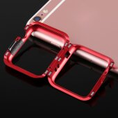 Metallhülle für Apple Watch 1/ 2/ 3 38 mm Case Cover Magnetisch Bumper Tasche Rot