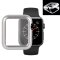 Metallhülle für Apple Watch 1/ 2/ 3 38 mm Case Cover Magnetisch Bumper Tasche Silber
