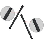 Handytasche für Samsung Galaxy S9 Case Schutz Hülle Cover Transparent Schwarz