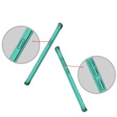 Handytasche für Samsung Galaxy S9 Case Schutz Hülle Cover Transparent Grün