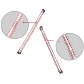 Handytasche für Samsung Galaxy S9 Case Schutz Hülle Cover Transparent Pink