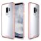 Handytasche für Samsung Galaxy S9 Case Schutz Hülle Cover Transparent Pink