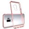 Handytasche für Samsung Galaxy S9 Case Schutz Hülle Cover Transparent Pink