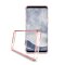 Handytasche für Samsung Galaxy S9 Case Schutz Hülle Cover Transparent Pink