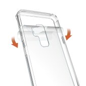 Handytasche für Samsung Galaxy S9 Case Schutz Hülle Cover Transparent