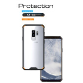 Handytasche für Samsung Galaxy S9 Plus Full Case Schutz Hülle Transparent Schwarz
