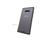 Handy Tasche für Samsung Galaxy Note 9 Case Schutz Hülle Cover Tranparent Schwarz