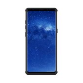 Handy Tasche für Samsung Galaxy Note 8 Case Schutz Hülle Cover Transparent Schwarz