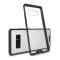 Handy Tasche für Samsung Galaxy Note 8 Case Schutz Hülle Cover Transparent Schwarz