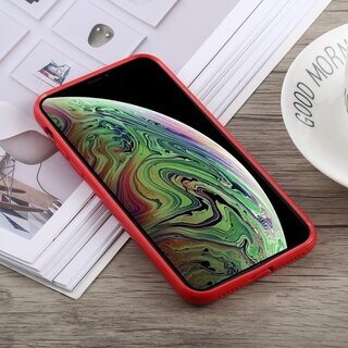Schutzhlle fr iPhone X Cover Case Panzer Hlle Tasche Transparent Rot