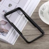 Schutzhülle für iPhone XS Cover Case Panzer Hülle Tasche Schwarz