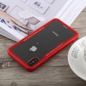 Handy Tasche für iPhone XS Max Cover Case Panzer Schutz Hülle Bumper Rot