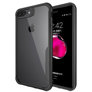 Schutzhülle für iPhone 7 Plus Bumper Cover Case Panzer Hülle Tasche Black