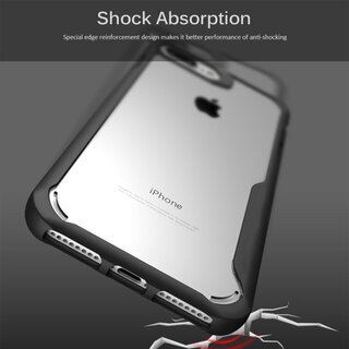 Schutzhlle fr iPhone 7 Plus Bumper Cover Case Panzer Hlle Tasche Grau