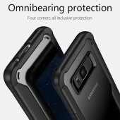Handy Tasche für Samsung Galaxy S8 Panzer Schutz Hülle Cover Tasche Bumper Rot
