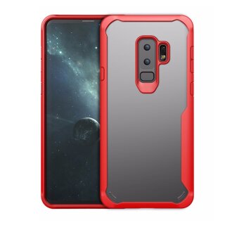 Handytasche für Samsung Galaxy S9 Full Panzer Case Schutz Hülle Cover Rot