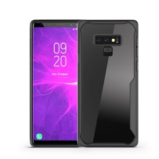 Handy Tasche für Samsung Galaxy Note 9 Panzer Case Cover Schutz Hülle Schwarz