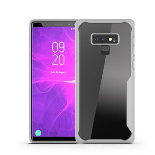 Handy Tasche für Samsung Galaxy Note 9 Panzer Case Cover Schutz Hülle Grau