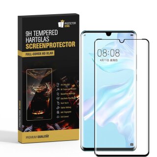 2x 9H Panzerglas für Huawei P30 Pro FULL CURVED Displayschutz Schutzglas Schutzfolie Panzerfolie HD KLAR