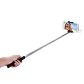Selfie Stick für iPhone Samsung Sony Huawei Xiaomi LG HTC 23,5cm-105,5cm Schwarz