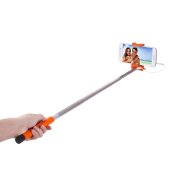 Selfie Stick für iPhone Samsung Sony Huawei Xiaomi LG HTC 23,5cm-105,5cm Orange