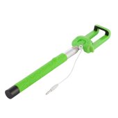Selfie Stick für iPhone Samsung Sony Huawei Xiaomi LG HTC 23,5cm-105,5cm  Grün