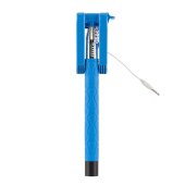 Selfie Stick für iPhone Samsung Sony Huawei Xiaomi LG HTC 23,5cm-105,5cm Blau