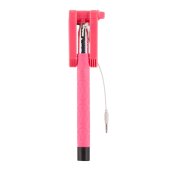 Selfie Stick für iPhone Samsung Sony Huawei Xiaomi LG HTC 23,5cm-105,5cm Pink