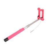 Selfie Stick für iPhone Samsung Sony Huawei Xiaomi LG HTC 23,5cm-105,5cm Pink