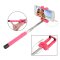 Selfie Stick für iPhone Samsung Sony Huawei Xiaomi LG HTC 23,5cm-105,5cm Pink