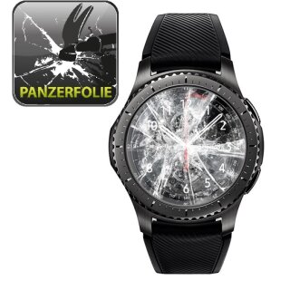 4x Panzerfolie für Samsung Galaxy Gear S3 ANTI-REFLEX Displayschutzfolie MATT