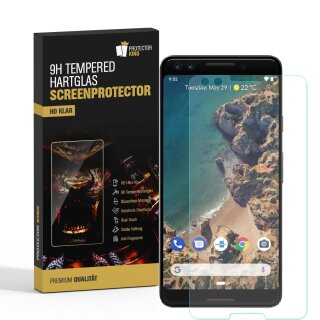 2x 9H Hartglas für Google Pixel 3 Panzerfolie Displayglas Schutzglas HD KLAR Panzerglas Schutzfolie