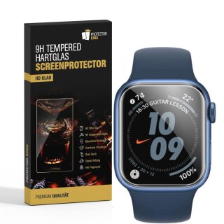 1x 9H Hartglas für Apple Watch 4 & 5 44mm FULL COVER Panzerfolie Display HD KLAR Panzerglas Schutzfolie
