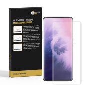 6x 9H Hartglas für OnePlus 7 Pro FULL CURVED Schutzglas Displayschutz Schutzfolie 3D Klar Panzerglas Displayglas Tempered Glasfolie Sicherheitsglas Echtglas Panzerfolie