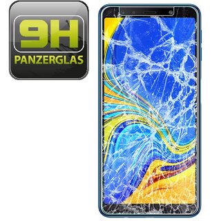 1x 9H Hartglas fr Samsung Galaxy A7 2018 Panzerfolie Displayglas Schutzglas KLAR Panzerglas Schutzfolie
