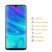 1x 9H Hartglas für Huawei P Smart 2019  Schutzglas Panzerfolie Schutzfolie KLAR Panzerglas Schutzfolie