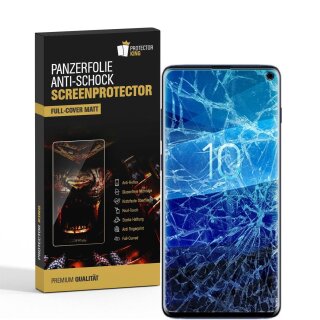1x Flexibles Nano-Glas für Samsung Galaxy S10e ANTI-REFLEX Displayschutz Panzerglas Schutzglas Schutzfolie MATT