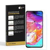 4x 9H Nano-Glass für Samsung Galaxy A50 3D KLAR Anti-Shock Anti-Bruch Anti-Stoß Anti-Schmutz Panzernanoglas Displayschutz Schutzfolie Panzerfolie Panzerglas Screen-Protector