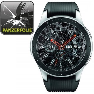 3x Panzerfolie fr Samsung Galaxy Watch 46mm ANTI-SCHOCK Displayschutzfolie MATT